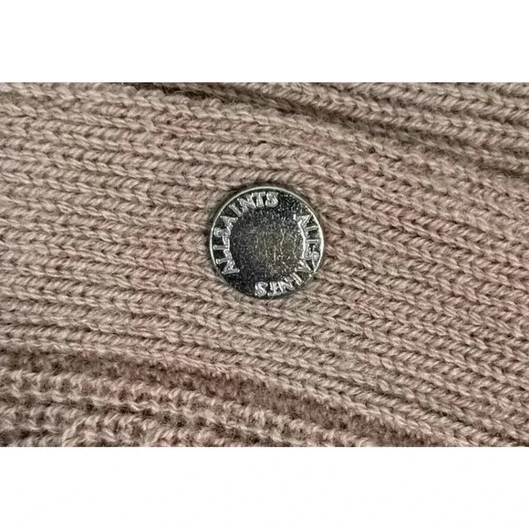NWOT Allsaints Raven Pink Mauve Wool Cashmere Blend Sweater Size Medium - Picture 6 of 7